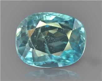 Blue Zircon Natural Certified  5.16cts.(94071)